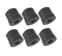 ELAYARD 6pcs Trombone Slide Rubber End Bumpers Soft Cushion Accessories Noise Reduction Replacement Parts for Brass Instruments with Stable Grip