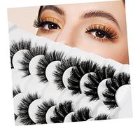 ELAYARD 7Pairs Natural False Eyelashes Extensions for Women Lightweight Comfortable Easy to Use for Date Weddings and Parties