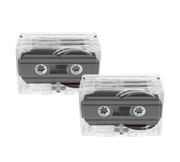 ELAYARD 8Pcs 60-Minute Blank Audio Cassette Tapes for Music, Speech and Language Recording, Portable Standard Empty Cassette Tape Set for Playback and Voice Recording