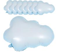 ELAYARD 8pcs Cloud Shape Foil Balloons for Shower Wedding Birthday Party Decorations Film Material and Stylish Balloon for Airplane Birthday Themes