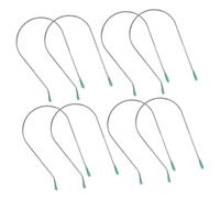 ELAYARD 8Pcs Electric Heated Curling Clips U Shaped Roller Replacement Pins for Hot Rollers Hair Curler Clips for Effortless Home Styling