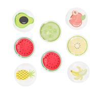 ELAYARD 8Pcs Fruit Pattern Cold Therapy Eye Pads Portable Ice Eye Patches for Puffiness Dark Circles Relief Cooling Gel