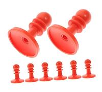 ELAYARD 8pcs Insulated Tent Pole Caps for Camping Canopy Awning Protection Tent Tarp Grabbers Electric Shock Safety Accessories for Outdoor Support and Thunderstorm Resistance Random Color
