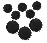 ELAYARD 8pcs Portable Folding Umbrella Top Screw Caps Replacement Weather Resistant Crown End Caps for Travel Outdoor Activities Stable Connection Lightweight Compact Repair Parts