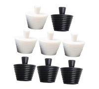 ELAYARD 8pcs Silicone Bathtub Drain Stopper Flexible Sink and Wash Basin Plugs for Bathroom Kitchen Drains Easy to Clean Water Seal