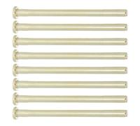 ELAYARD 8pcs Stainless Steel Door Hinge Pins Removable Hinge Pins for Wood Door Secure Fit Interior Use for Bathroom