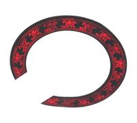 ELAYARD Acoustic Classical Guitar Sound Hole Decal Solid Veneer Inlay Sticker Lightweight Portable Musical Instrument Accessory for Guitar Enthusiasts