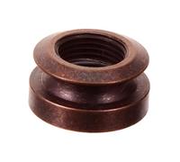 ELAYARD Acoustic Guitar Endpin Jack Button 3/8-32 Thread Copper Strap Cap for Easy Installation and Removal, Unique Stylish Design for Guitar Strap Repair and Secure Attachment