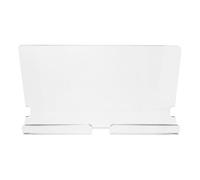 ELAYARD Adhesive Wall Mounted Tablet and Phone Holder Acrylic Stand with Charging Slot and Cable Management Groove for Hands-free Use in Office and Home