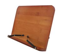 ELAYARD Adjustable Bamboo Book Stand Desktop Reading Shelf Multifunctional Music Score Holder Compact Laptop Holder for Home and Office Use
