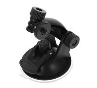 ELAYARD Adjustable Dash Cam Suction Mount with Durable Abs Rubber Portable Suction Cup Holder for Car Dash Cameras and Sports Camera Phone Adapters Height and Angle Adjustable