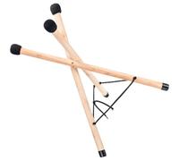 ELAYARD Adjustable Hand Pan Drum Stand with Sponge Pads Stable Wooden Tongue Drum Floor Bracket for Practice and Performance Non-slip Protective Holder