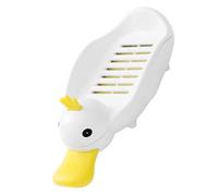 ELAYARD Adorable Animal-shaped Plastic Soap Dish Holder with Drainage Cute Decorative Soap Tray for Bathroom No Drilling Required PP Material Large Capacity for Multiple Bars Practical and