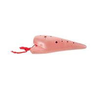 ELAYARD Alto C Ceramic Ocarina Flute for Beginners with Storage Bag Traditional Educational Wind Instrument for Students and Adults Learn Musical for Group Practice