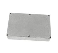 ELAYARD Aluminium Guitar Pedal Enclosure Stomp Box Case Diecast Aluminium Effect Pedal Box Replacement Environmentally Friendly Silver