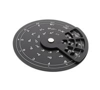 ELAYARD Aluminum Guitar Chord Wheel Circle of Fifths Transposer and Scale Finder for Beginners Precise Key Signature Chart Multifunctional Music Theory Aid for Chord Progressions and