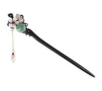 ELAYARD Antique Style Floral Hair Stick with Pearl Tassel Elegant Hair Chopsticks for Buns Unique Chinese Accessories for Women and Girls for Weddings and Special Occasions
