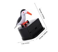 ELAYARD Automatic Bird Toothpick Dispenser Creative Woodpecker Design Pop-up Toothpick Holder for Kitchen Dining Table Home Decor Easy Maintenance Accessory
