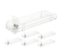 ELAYARD Automatic Cigarette Display Holder Rack 6pcs Set 28cm Auto-Push Showcase Organizer for Retail Store Shelves, Single-Row 10pcs Capacity Cigarette Tray