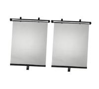 ELAYARD Automatic Retractable Side Window Roller Shutters for Cars Heat Insulation Sun Shades UV Protection Louver Visors Easy Install for Car Side Windows