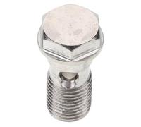 ELAYARD Banjo Bolt Brake Fitting Brake Banjo Bolt Silver Stainless Steel with Tight Connection and Wear Resistance Car Owners