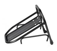 ELAYARD Bike Front Carrier Rack Folding Bike Accessories Front Bracket Holder Cycling Storage Shelf Black for Mountain and Travel