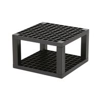 ELAYARD Black Pencil Organizer 49 Holes, Stable Construction and Easy to Assemble Plastic Pen Holder for Desk, Multi-functional Stand for Office and Home Workspace Random Color
