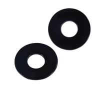 ELAYARD Black Plastic Rhythm Treble Washer Ring Replacement Part for Electric Guitar Toggle Plate Stick-on Guitar Control Pad Cover Maintenance and Repair