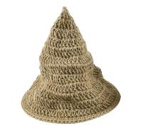 ELAYARD Bohemian Handwoven Large Jute Rope Lampshade Witch Hat Style, Rustic Farmhouse Hanging Lamp Shade for Living Room Bedroom Kitchen Decor