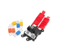 ELAYARD Bolt Down Car Fuse Holder Socket with Fork Bolt Connection Multi Type Mini Fuse Box for Automotive Electrical Systems Screw Type Protection Cover for Car Truck DIY Maintenance