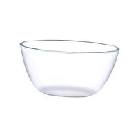 ELAYARD Borosilicate Glass Salad Bowl Transparent Mixing and Serving Container for Fruit Dessert Noodles and Food Storage Accessory for Family Gatherings and Parties