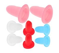 ELAYARD Bottle to Elastic Travel 8pcs Covers Leak-proof Silicone Sleeves for Easy Clean Protective Stretchable and Containers Suitable Trips