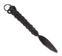 ELAYARD Braided Ponytail Extension Wig Natural Color Synthetic Hairpiece for Women Easy to Wear with Hair Tie for Cosplay Halloween and Parties
