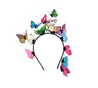 ELAYARD Butterfly Headband for Women Multi-color Hair Band Lightweight and Comfortable Headdress for Parties Holidays and Special Occasions Unique Design for Eye-catching Style