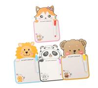 ELAYARD Cartoon Double-Sided Dry Erase Writing Boards for Pens and Hanging Ropes Portable Memo and Drawing Boards for S Teaching and Home Use Random Color