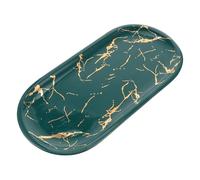 ELAYARD Ceramic Food Dish Marble Pattern, Safe for Placing Food and Easy to Clean, Sushi Plate for Western Desserts in Home or Restaurant