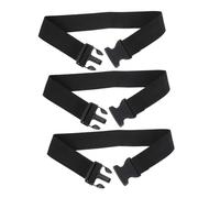 ELAYARD Child Proof Strap Lock 3pcs, Adjustable Safety Locks for Cabinets, Drawers, Refrigerator, Multi-Functional Anti-Pinch Design for Boys and Girls, 50cm Black Straps for Home Safety