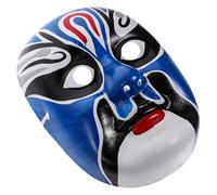ELAYARD Chinese Opera Wall Mask Decorative Traditional Cosplay Face Painting Ornament for Home Party Halloween Masquerade Mardi Gras