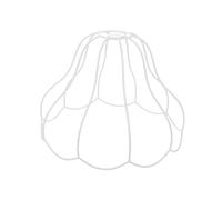 ELAYARD Classic Palace Style Metal Lamp Shade Frame Iron Wire Cage for DIY Table Pendant Lights Creative Lampshade Making Supplies for Home Decor