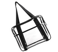 ELAYARD Clear Zippered Cosmetic Bag Transparent Travel Makeup Pouch for Toiletries Lightweight Multi Functional Storage for Home Travel Women Students
