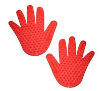 ELAYARD Colored Handprint Massage Point Sheets for Red Coordination Training and Educational Supplies Bright Creative Handprint Stickers for Fun and Hand Eye Development