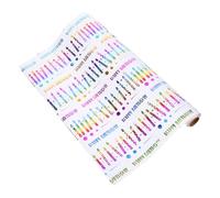 ELAYARD Colorful Gold Foil Birthday Wrapping Paper Roll Shimmering Design for All of Birthdays Showers and Holiday Celebrations