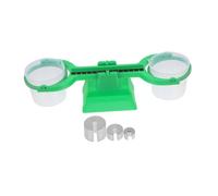 ELAYARD Compact Balance Scale with Weights for Classroom Math Science Experiments Portable and Lightweight Design for Elementary School Use Reliable and Sturdy Construction Educational