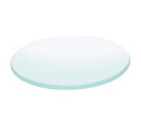 ELAYARD Convex Glass Optical Lens Focal Magnifier Lens for Physics Classroom Experiments Solar Energy Concentration and Educational Use