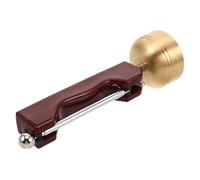 ELAYARD Copper Prayer Bell with Ergonomic Handle Lightweight Compact Chinese Temple Instrument for Meditation Rituals Home Altars Producing Crisp Sound for Spiritual Cleansing