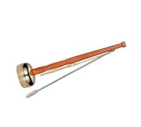 ELAYARD Copper Yin Qing Handbell for Buddhist Meditation and Rituals with Smooth Polished Surface and Comfortable Handle Traditional Temple Percussion Instrument for Yoga and Prayer
