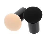 ELAYARD Cosmetics Puff and Girl Makeup Pad 2pcs Dual-use Wet Dry Soft Powder Puff for Foundation Application Black and Pink Makeup Tool for Women