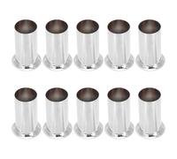 ELAYARD Crystal Chandelier Flanging Sleeves 10Pcs Iron Candle Chandelier Lamp Base Covers 30X60Mm for European Style Lighting Fixtures