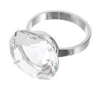 ELAYARD Crystal Desktop Ornament Diamond Ring Decorative Craft with Vivid Modeling and Lasting Use for Shelf and Store Display, Gift for Relatives and Friends
