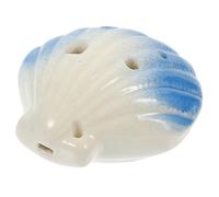 ELAYARD Cute Blue Ceramic Shell Ocarina, 6-Hole Children Practice Wind Instrument for Beginners, Wonderful Sound and Indoor Decoration, British Folk Music